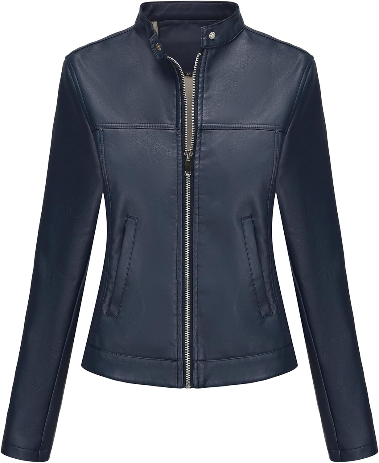 Leather Jacket Women Faux Leather Jackets Motorcycle Biker Bomber Outwear Coat