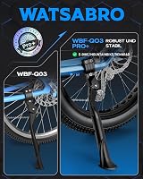 Cric bicicletă reglabil WATSABRO 24-29 inch, picioare din cauciuc antiderapante cu model, capacitate de încărcare 42 kg, pentru biciclete urbane, MTB și cursiere 6