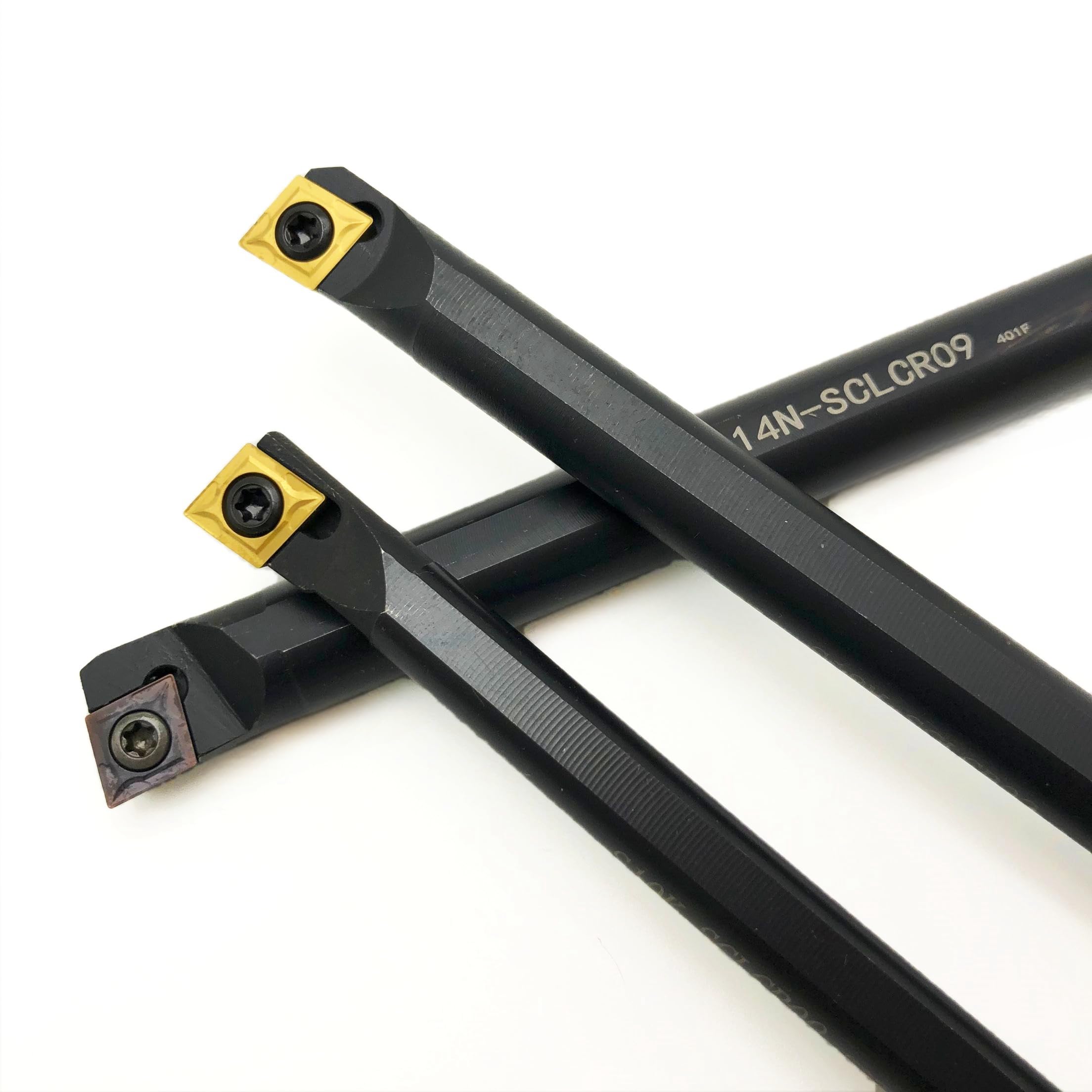 1 barra di alesatura interna per tornio S10K-SCLCR09 S12M S14N S16Q S20R con 10 inserti in carburo CCMT09T304 (S12M-SCLCR09 CCMT09T304 UE6020) (S20R-SCLCR09, CCMR09, CCMT09, CCM6020) CMT09T09T304