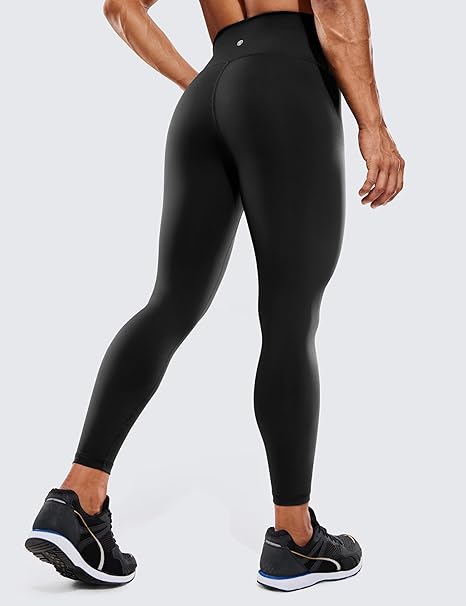 CRZ YOGA Womens Brushed Naked Feeling Workout Leggings 25" / 28",High Waisted