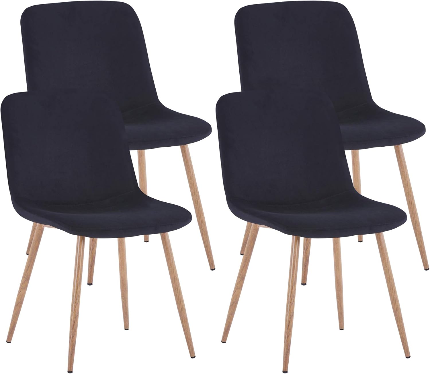 Buy Beaugreen Modern Dining Chairs Set Of 4 Kitchen Chair Velvet Lounge Chairs For Dining Room Living Room With Sturdy Metal Legsblack Online In Indonesia B07xd93h21 Buy Beaugreen Modern Dining Chairs Set Of 4 Kitchen Chair Velvet Lounge Chairs For Dining Room Living Room With Sturdy Metal Legsblack Online In Indonesia B07xd93h21