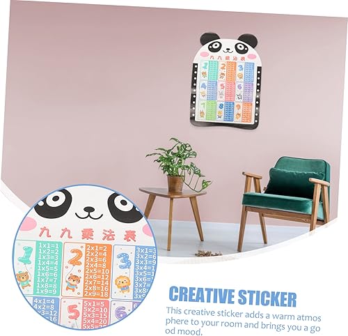 Miniatura 4 de SAFIGLE Times for Division - Pósteres adhesivos de clase para niños, gráfico educativo escolar, calcomanías de pared, calcomanías decorativas de