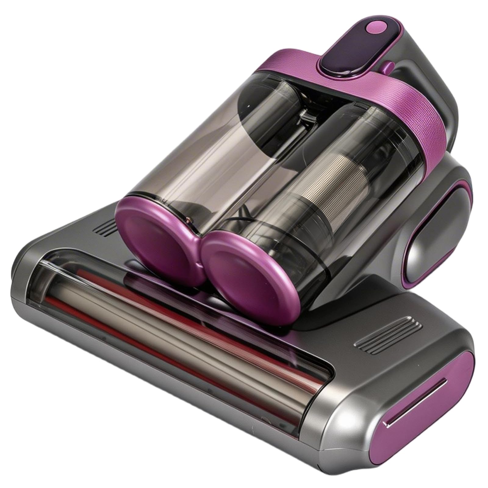 UV Mattress Vacuum Cleaner,4 in 1 Handheld Bed Vacuum with 14kPa Strong Suction,8000RPM,UV-C Light Sterilization,Multiple Filtration,0.6L Dust Cup & 500W,Ideal for Mattress,Sofa,Carpet & Mite (Purple)