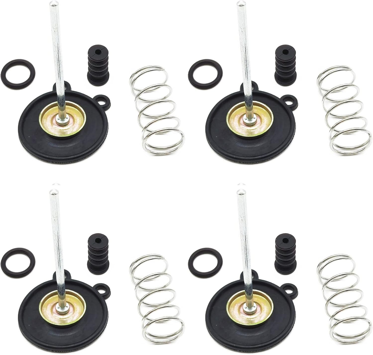 Carburetor carb rebuild repair kit Accelerator Pump Diaphragm for honda CB900C CB750L CB750 CB750C CB 750 CB900 CB900F (Color : 4pcs)