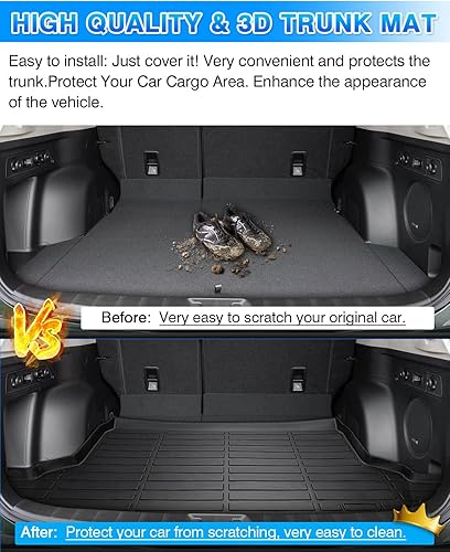 Miniatura 137 de Revestimiento de carga para Toyota RAV4 2013-2018 (sin modelos eléctricos o híbridos) para todo tipo de clima, para accesorios RAV4 resistentes