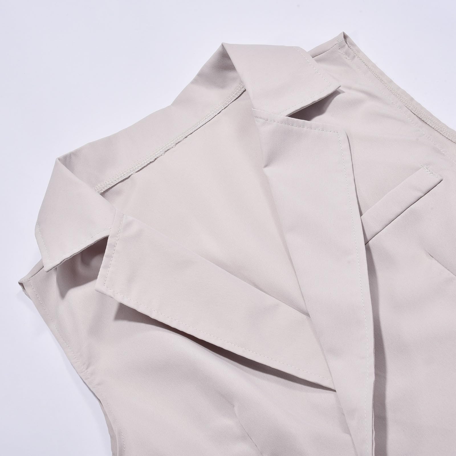 Tuta da donna elegante, senza maniche, estiva, senza maniche, tuta estiva