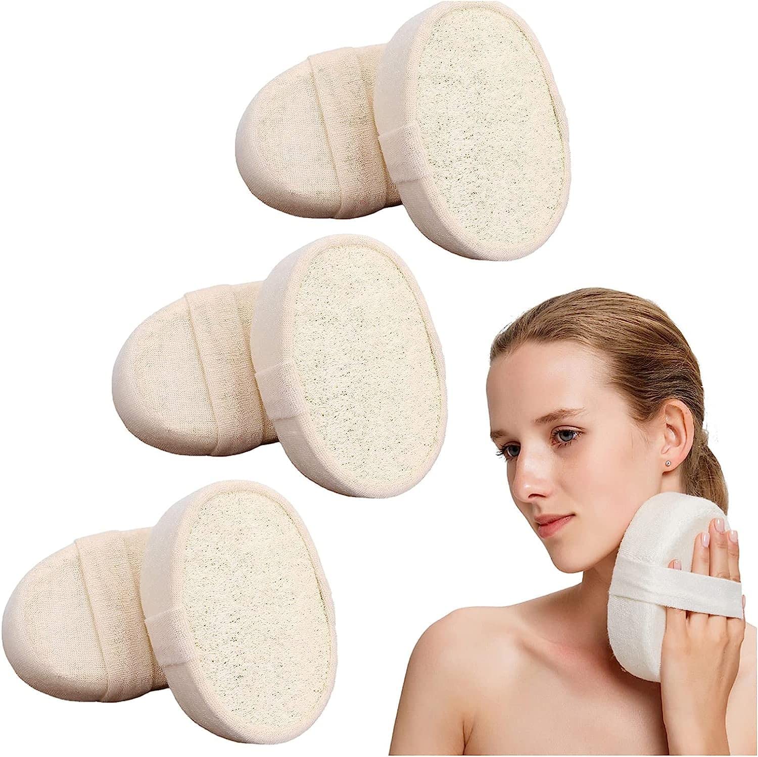 Stem spa Nanocell Shower Exfoliating Sponge Gentle Exfoliating Sponge Exfoliating Loofah Sponge Bath Balls Reduces The Appearance of Cellulite