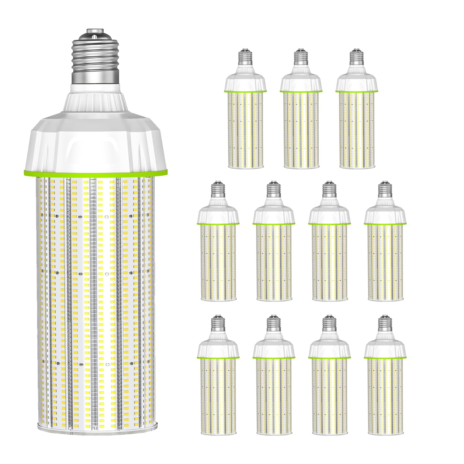 12 Pack 300W LED Corn Light Bulb UL Listed 46 500LM LED Cob Corn Bulb E39 Base 5000K