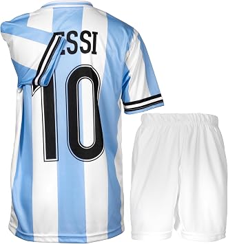 National Teams Custom Special Design Kids Soccer Jersey Shirts Football Futbol Gift Set Youth Sizes