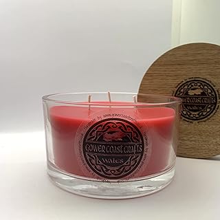 Black Plum & Rhubarb Handpoured Highly Scented 3 Wick Candle Jar