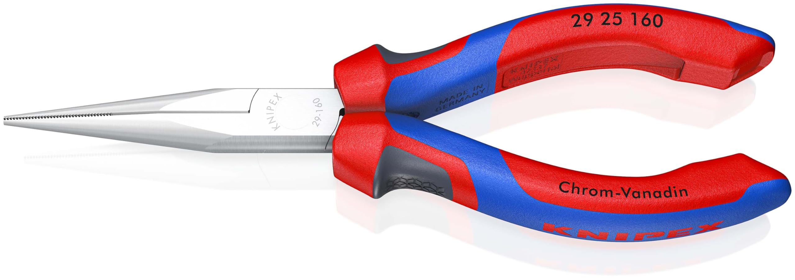 KNIPEX Telefonzange verchromt mit Comfort-Griffen 160 mm, 29 25 160