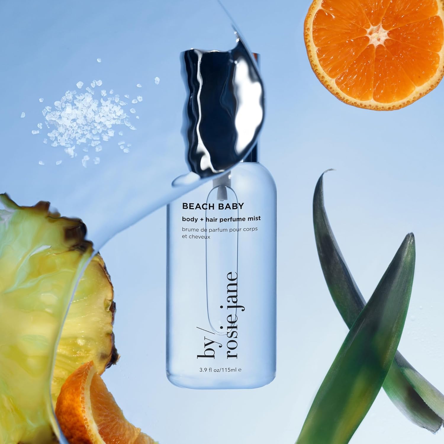 By Rosie Jane Body & Hair Perfume Mist (Beach Baby) - Clean Hair & Body Mist for Women - With Notes of Orange Spritz, Ocean Water & Ylang Ylang (115ml) - Image 2
