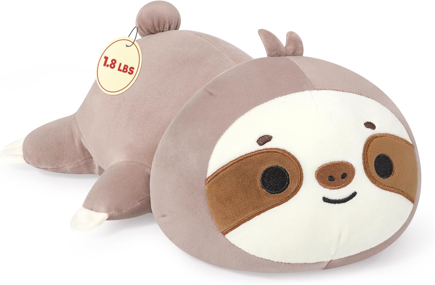 Onsoyours Original Weighted Sloth Plush, Cute 13.8″|1.8 Pound Hugging Sloth Weighted Stuffed Animal, Soft Collectible Plushies Pillow Toy Gift for Kids & Adults