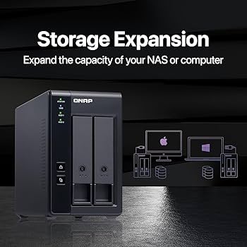 QNAP (キューナップ) TR-002 2ベイ USB 3.0 RAID 拡張 エンクロージャー DAS (ダイレクトアタッチドストレージ) Amazon.com: QNAP TR-002-A-US 2 Bay USB Type-C Direct
