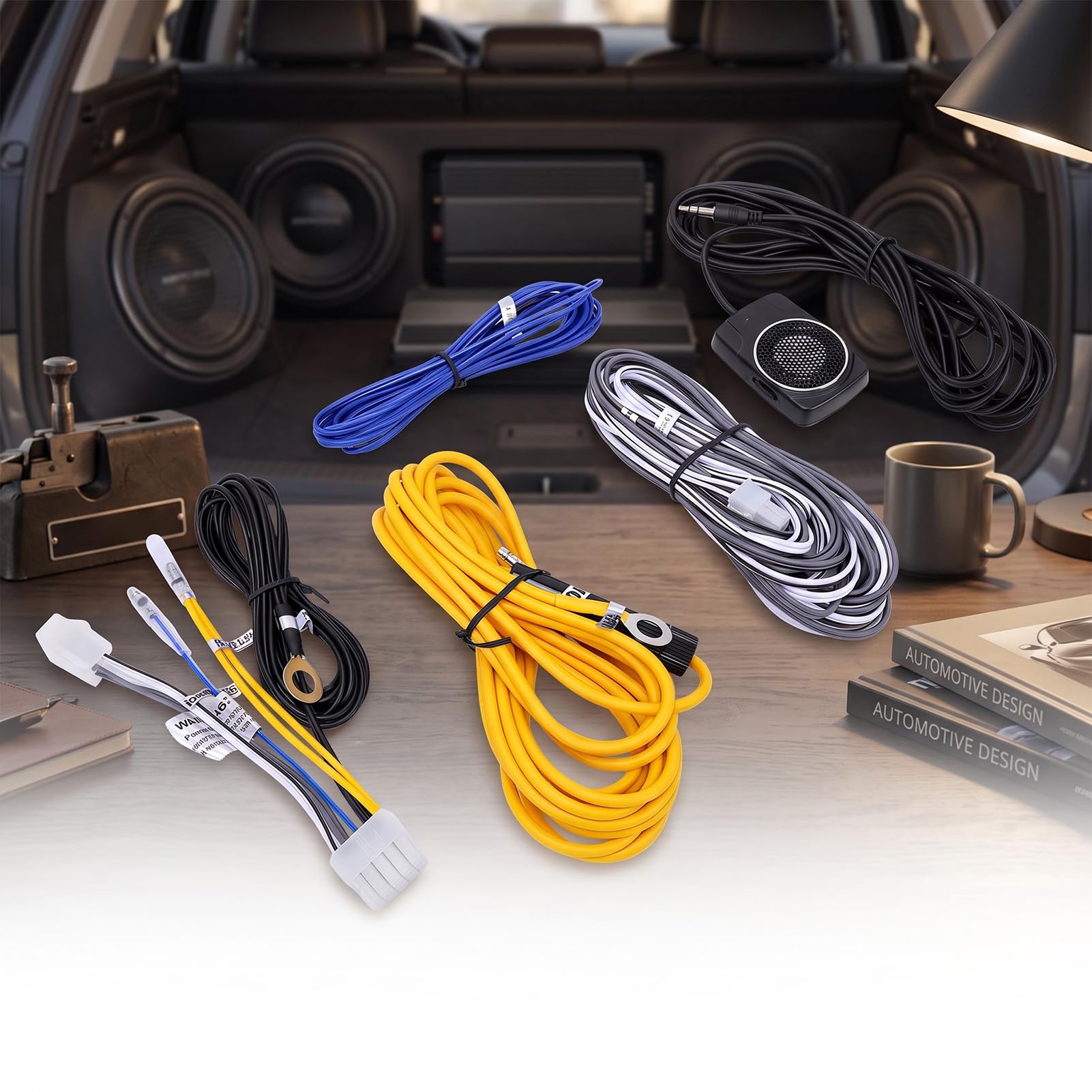 Kabel Sterujący Głośnikiem Subwoofera do MBQ 80RL 10E 80E | Regulacja Basu, Okablowanie Typu Plug & Play, dla 10F 10DA AW108 AW800