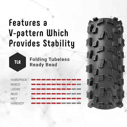 Miniatura 4 de Vittoria Agarro - Neumáticos para bicicleta de montaña para condiciones mixtas de terreno, neumático Trail TNT 4C G2.0 MTB, listo para tubería