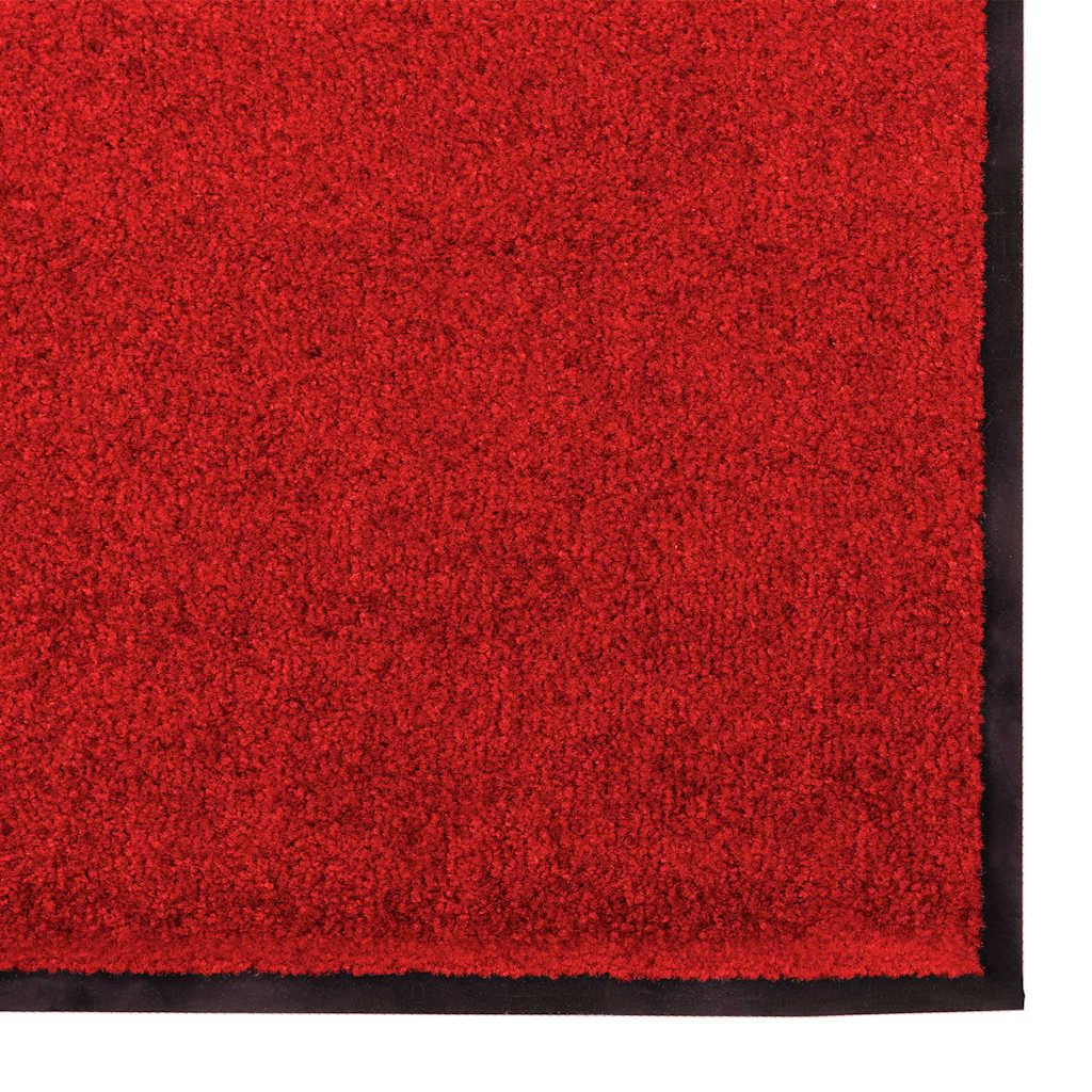 Fußmatte Rot Schwarz 120 x 250 cm Polyamid Türvorleger