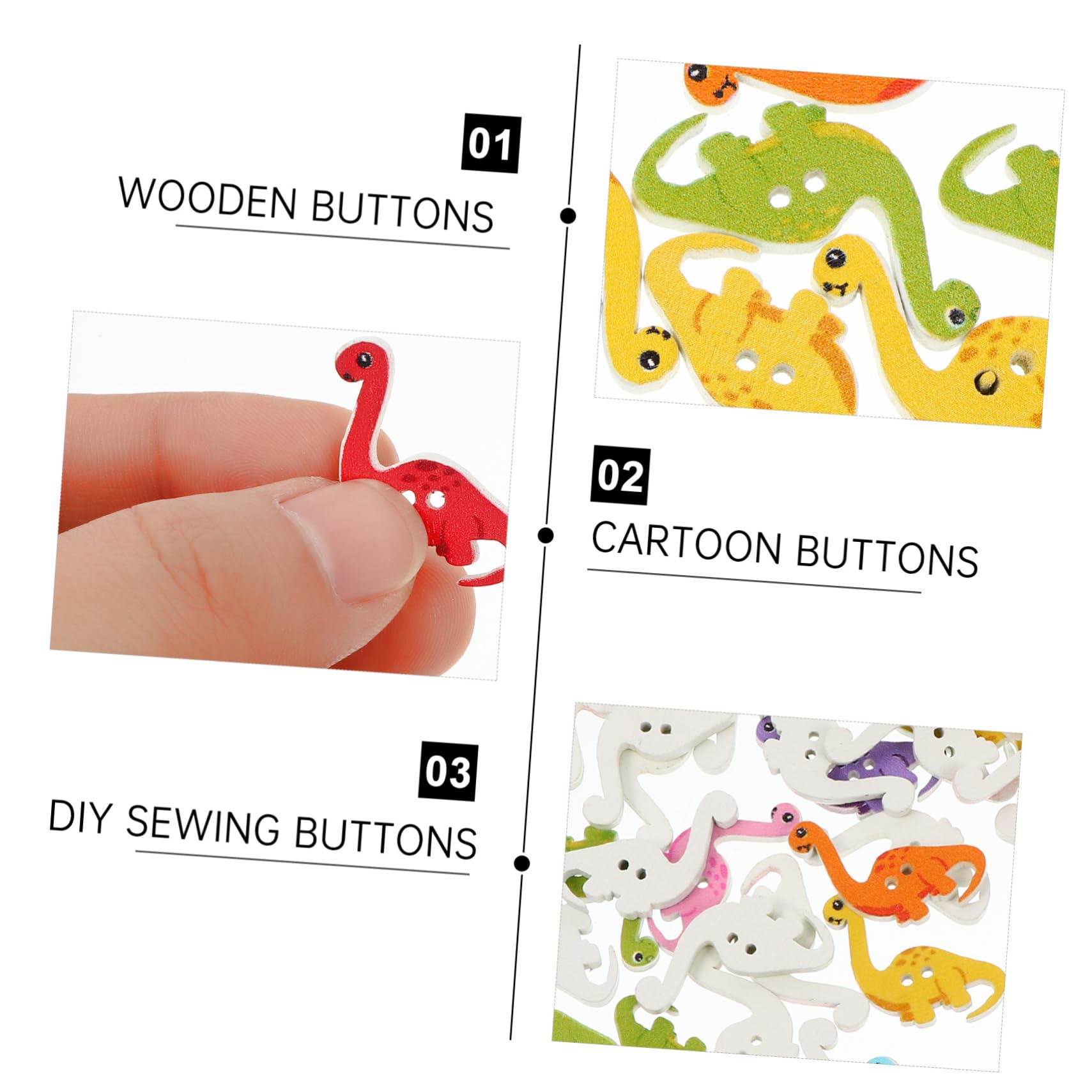 HQ02049- Boutons-pression Boutons De Couture Boutons De Fer Légers Et