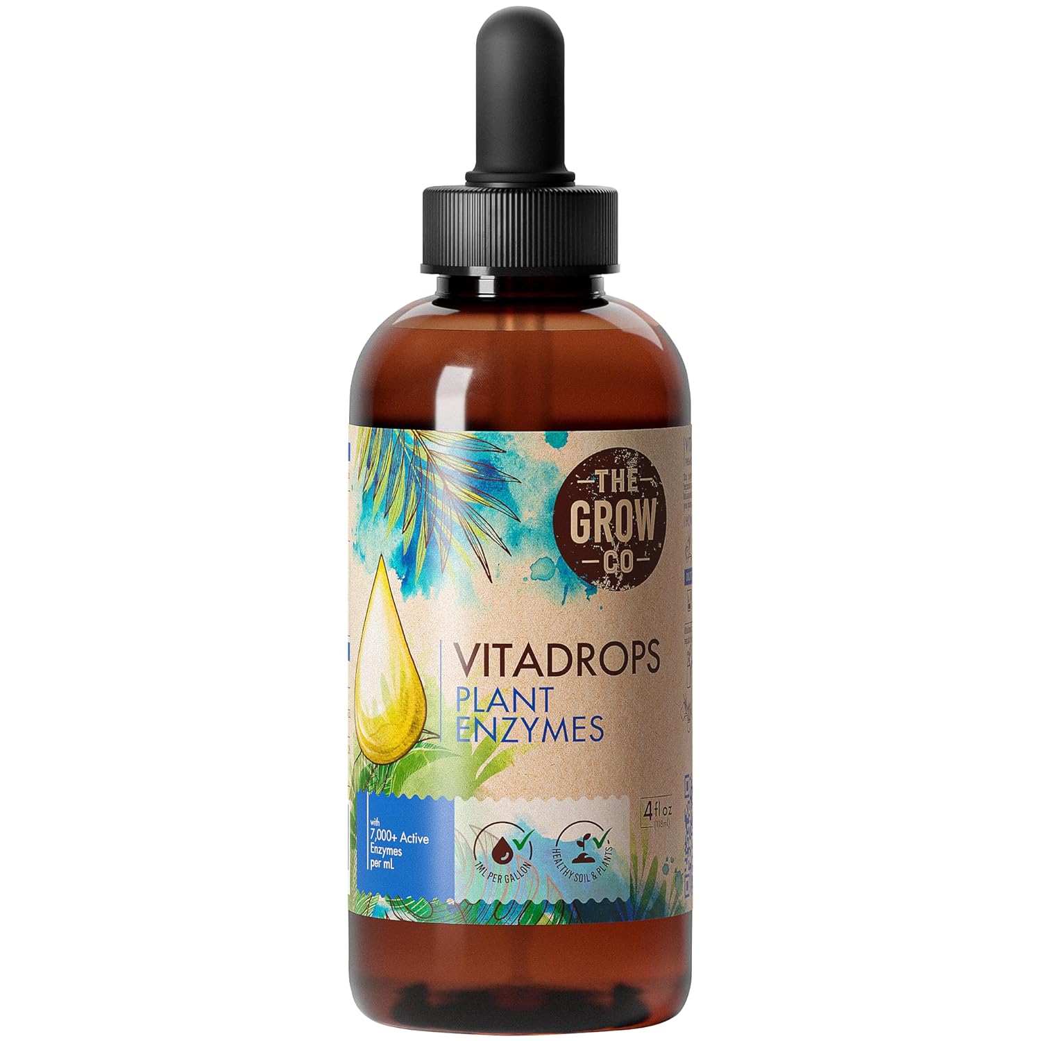 Enzimas para Plantas de Interior y Exterior - Hidroponía - Abono Estimulante 118ml