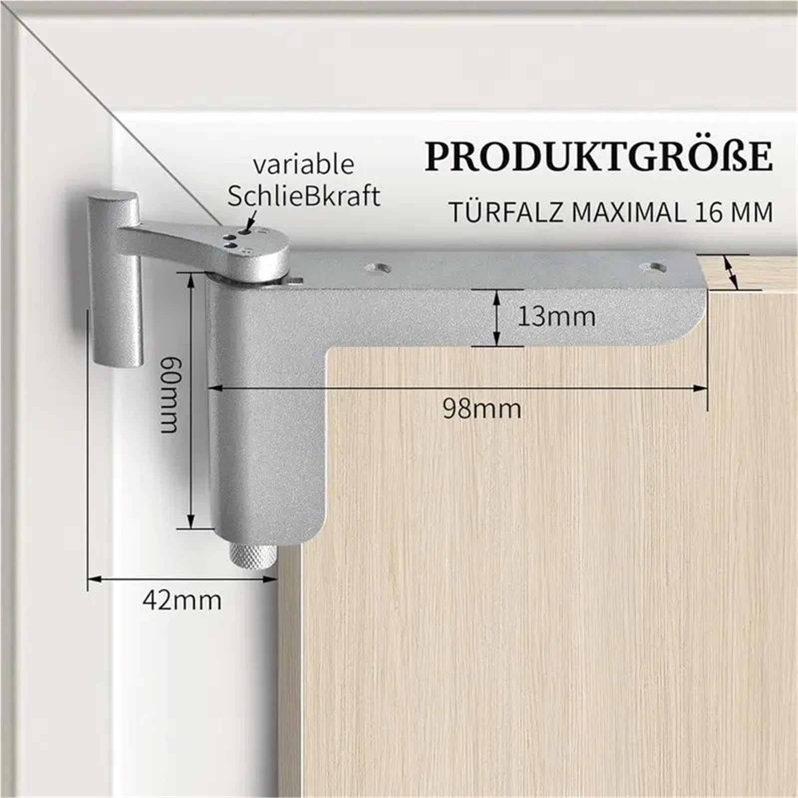 Ferme Porte Mini ferme-porte sans perçage