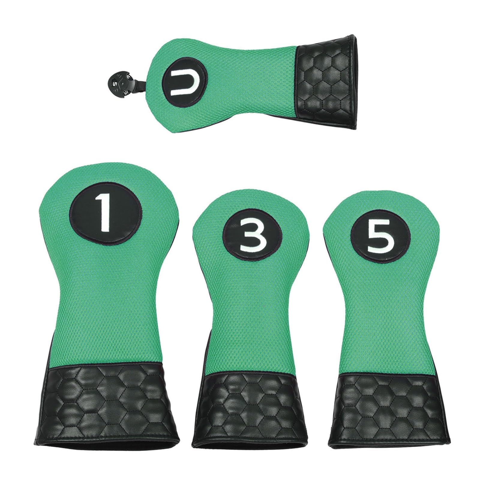 4 fundas protectoras para putter de golf, mazos de golf, fundas para cabeza de palo de golf
