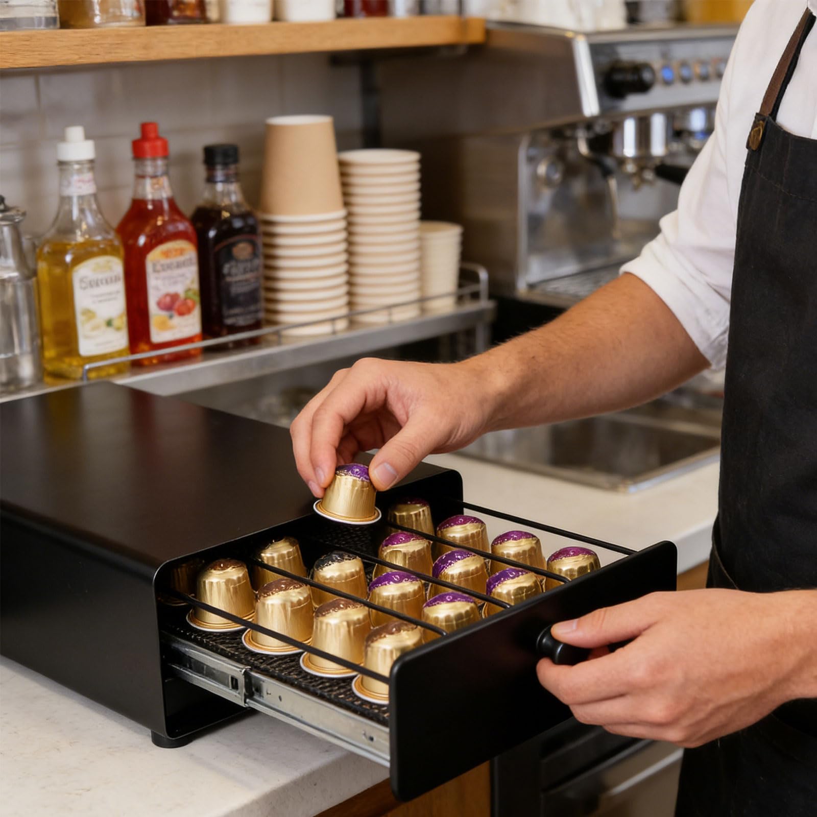 Generico Organizer per caffè con capacità 40