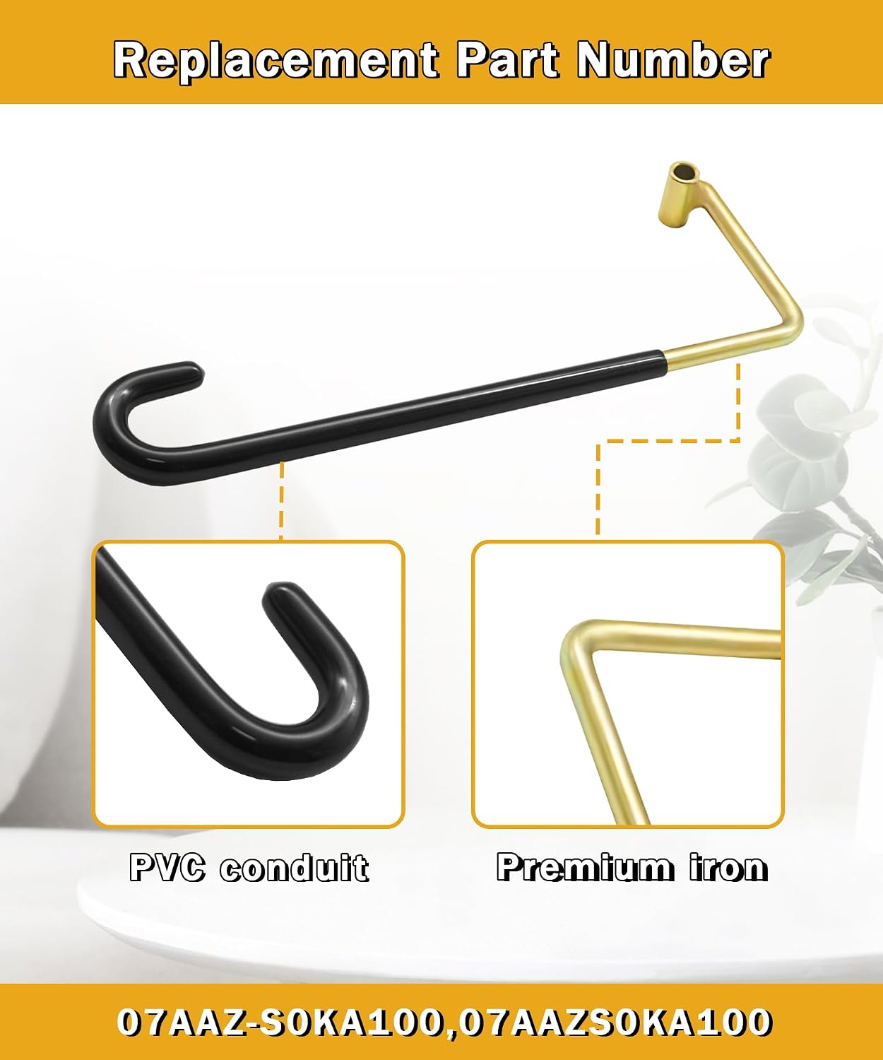 Trunk Lid Opener Torsion Bar Spring Installer Torque Rod Remover Special Too Fits for Honda Civic Sedan 4-Door 2013-2015, For Acura TL 2007-2008,Replaces 07AAZ-S0KA100,07AAF-SNAA100, 90° trunk spring