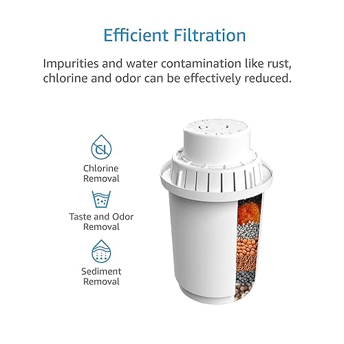 Miniatura 2 de Jarra de filtro de agua alcalina, hervidor de filtro de 3,5L, jarra de filtro de agua alcalina de alto pH, filtración única de múltiples etapas,