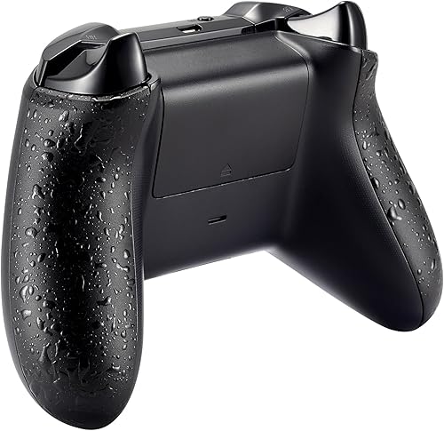 Miniatura 4 de eXtremeRate Replacement Non-Slip Side Rails Handles, Game Improvement Back Panels for Xbox One S, Xbox One X Controller - Textured Black