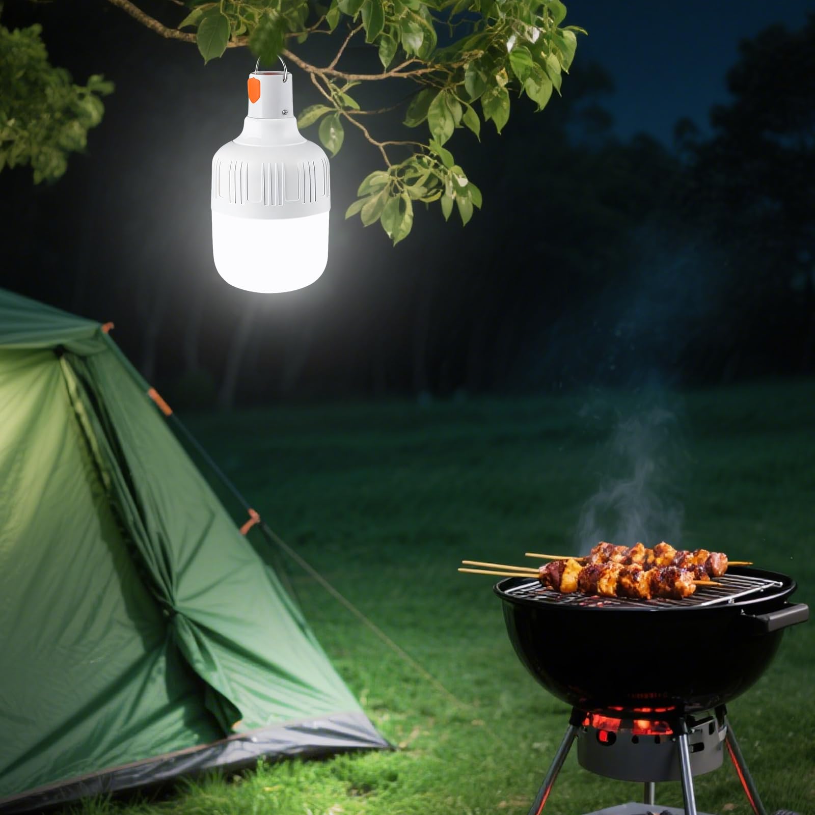 LED Lanterna da Campeggio, USB Ricaricabile Lampada da Campeggio, 3Luminosità Modalità di Illuminazione Lanterna Esterna Portatile per Terrazza Pesca Escursionismo (5 Pack)
