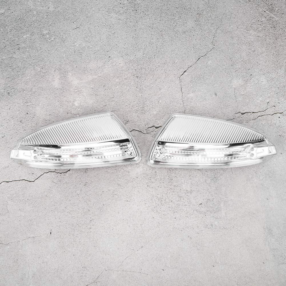 Indicatore di Direzione Specchietto Laterale, Coppia Specchietto Retrovisore LED Indicatore di Direzione Lampada A2048200721 ​​Adatto per Classe C W204 da 08 a 10