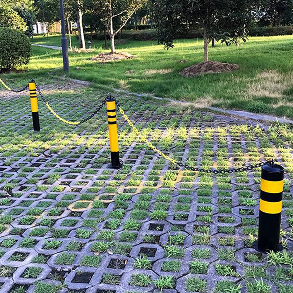 Postes de estacionamiento de seguridad, bolardo de bloqueo de espacio de estacionamiento de automóviles, bolardos de Metal Resistente para estacionamiento de carril seguro e interceptores de estacio