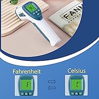 Vista 7 de Elate Termómetro de frente Termómetro digital infrarrojo sin contacto para adultos, niños y bebés con alarma de fiebre Grado médico