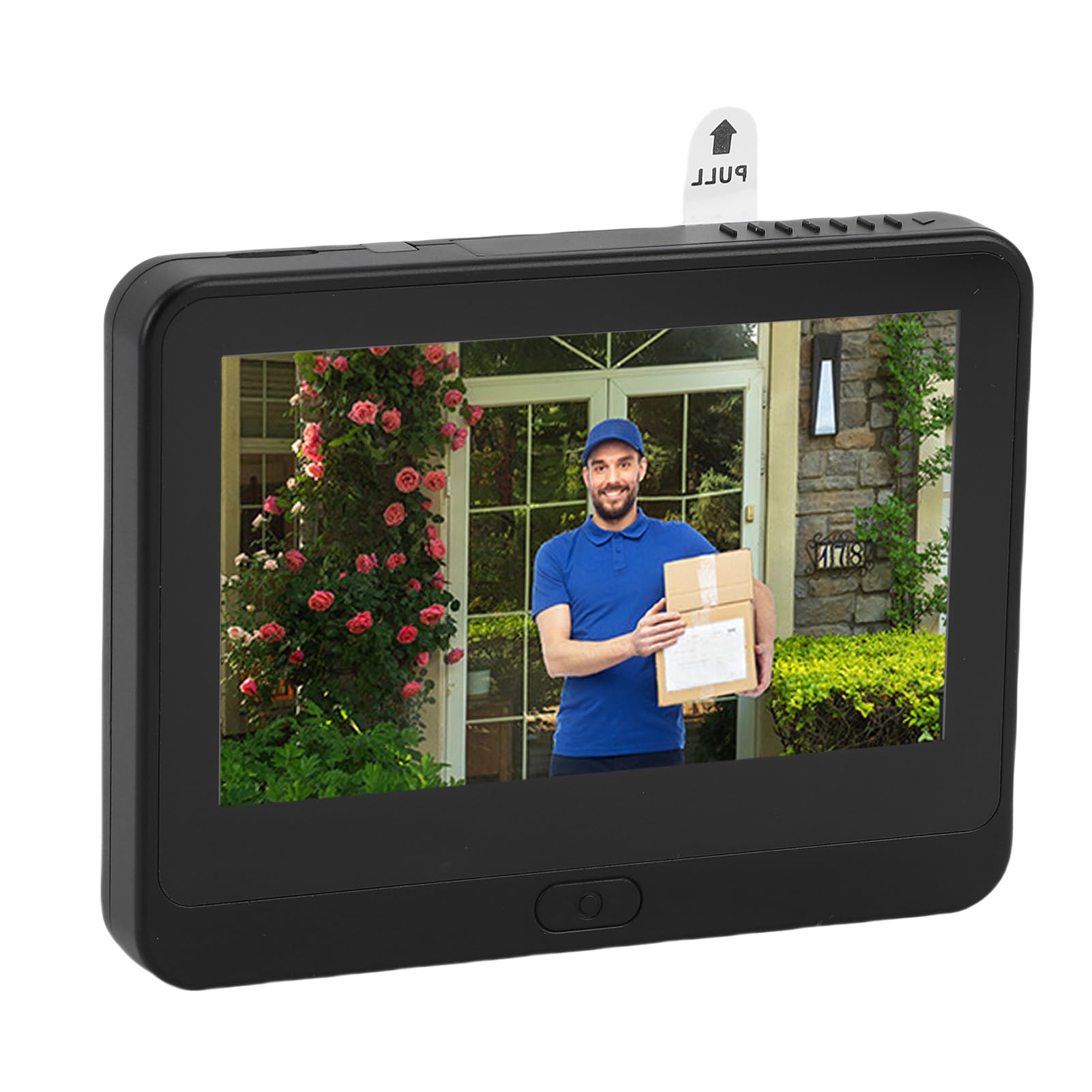 Bewinner Gucklochkamera, Digitale LCD-Überwachungskamera 1080P mit 4,3-Zoll-Monitor, 2-Wege-Gegensprechanlage, PIR-Menschenerkennung, Sprachänderung, Lange Standby-Zeit, Digitaler