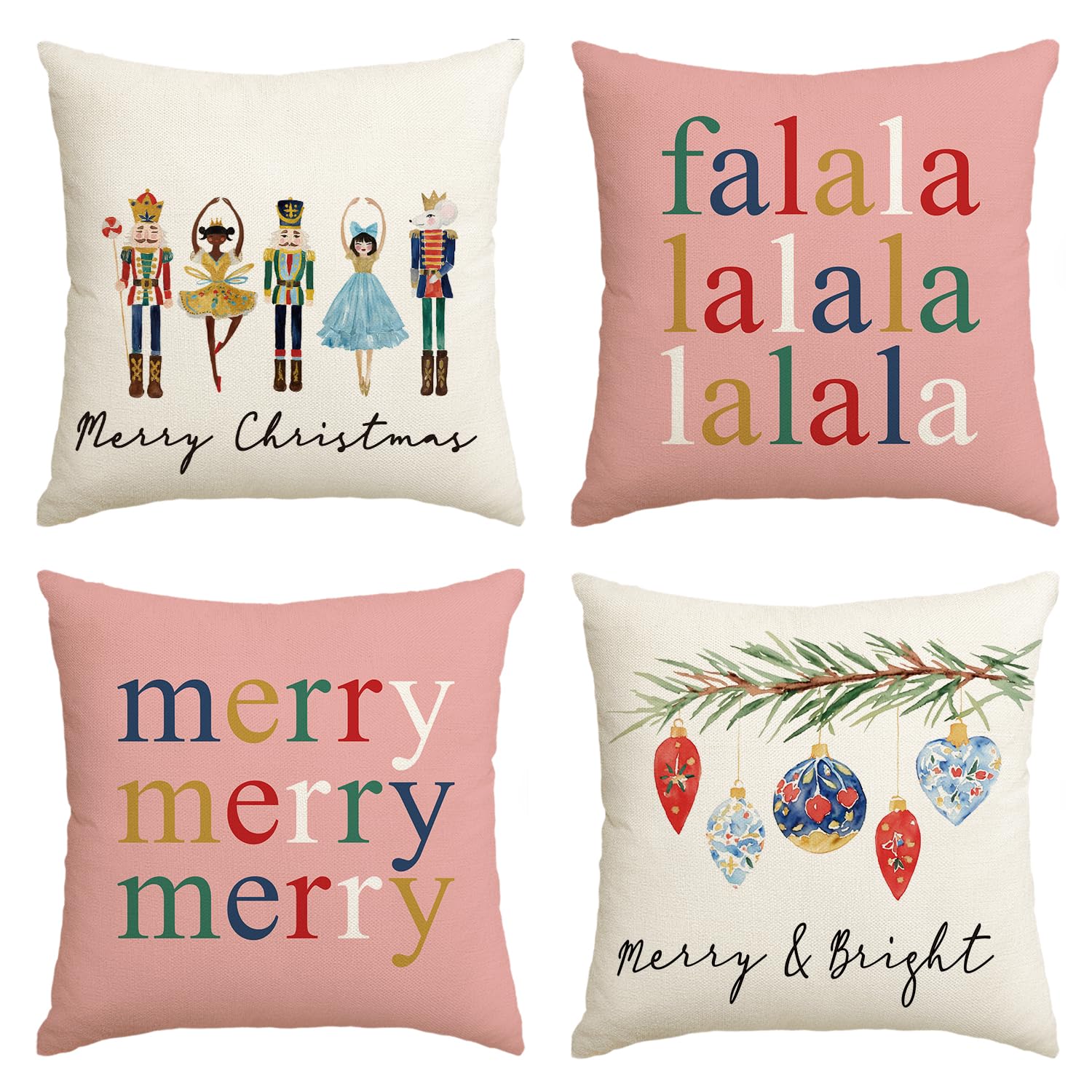 Housse de coussin Merry Christmas pour créer un salon de Noël chaleureux