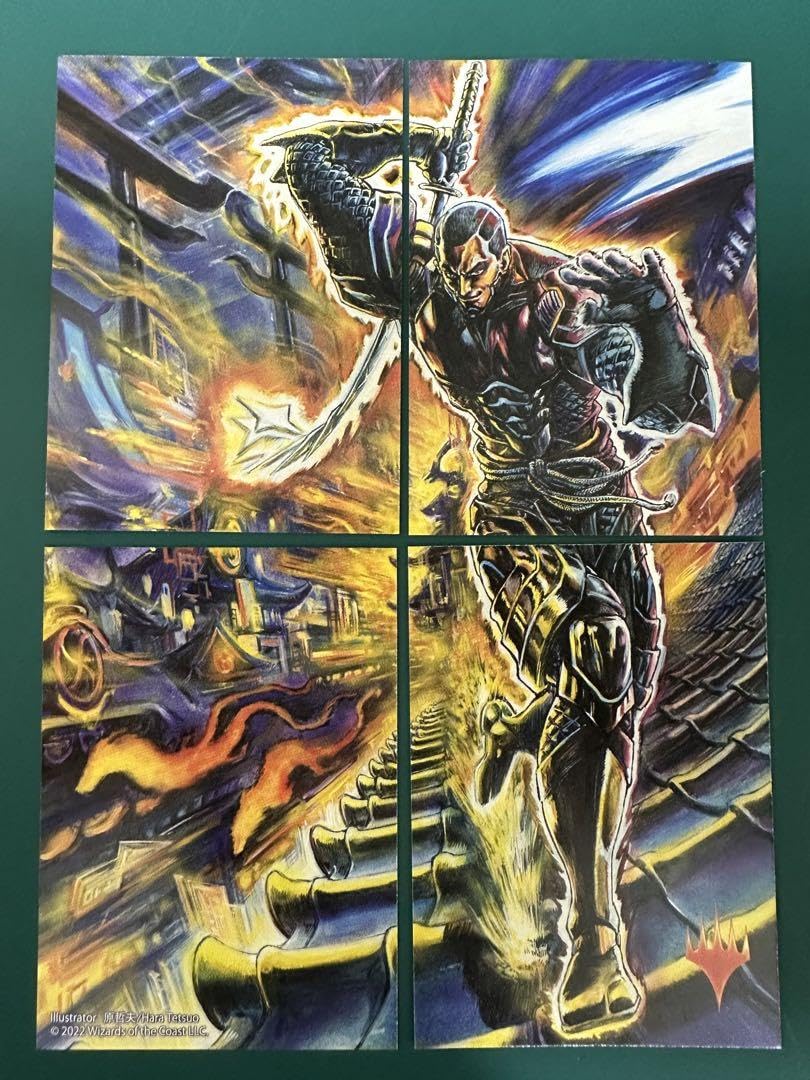 Amazon.co.jp: mtg 神河 漆月魁渡 ミニポスター 4分割アート : ホビー