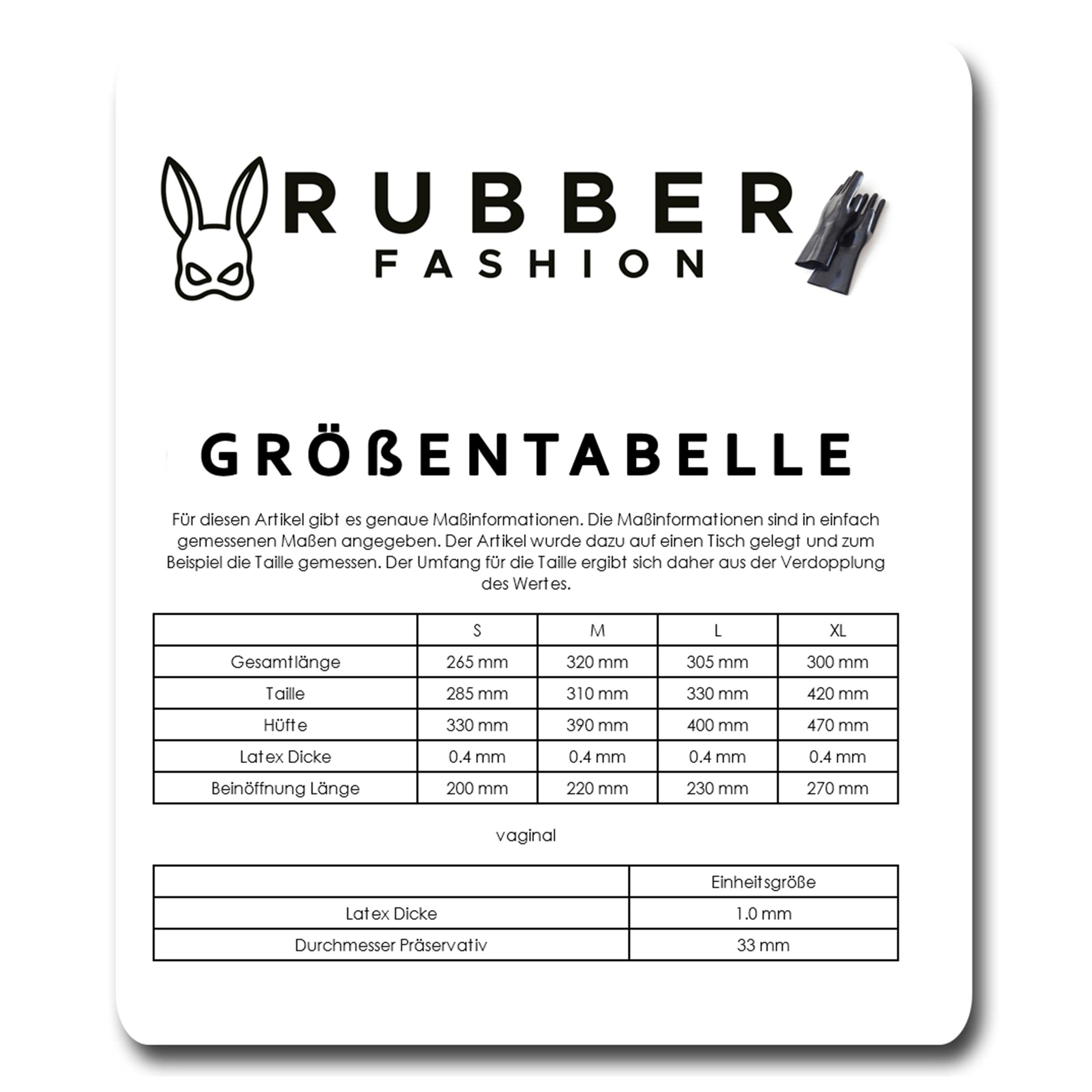 Rubberfashion Pantaloncini in Lattice - Slip in Gomma Sexy Slip in Lattice Corto con preservativo Interno - Biancheria Intima in Lattice da Donna