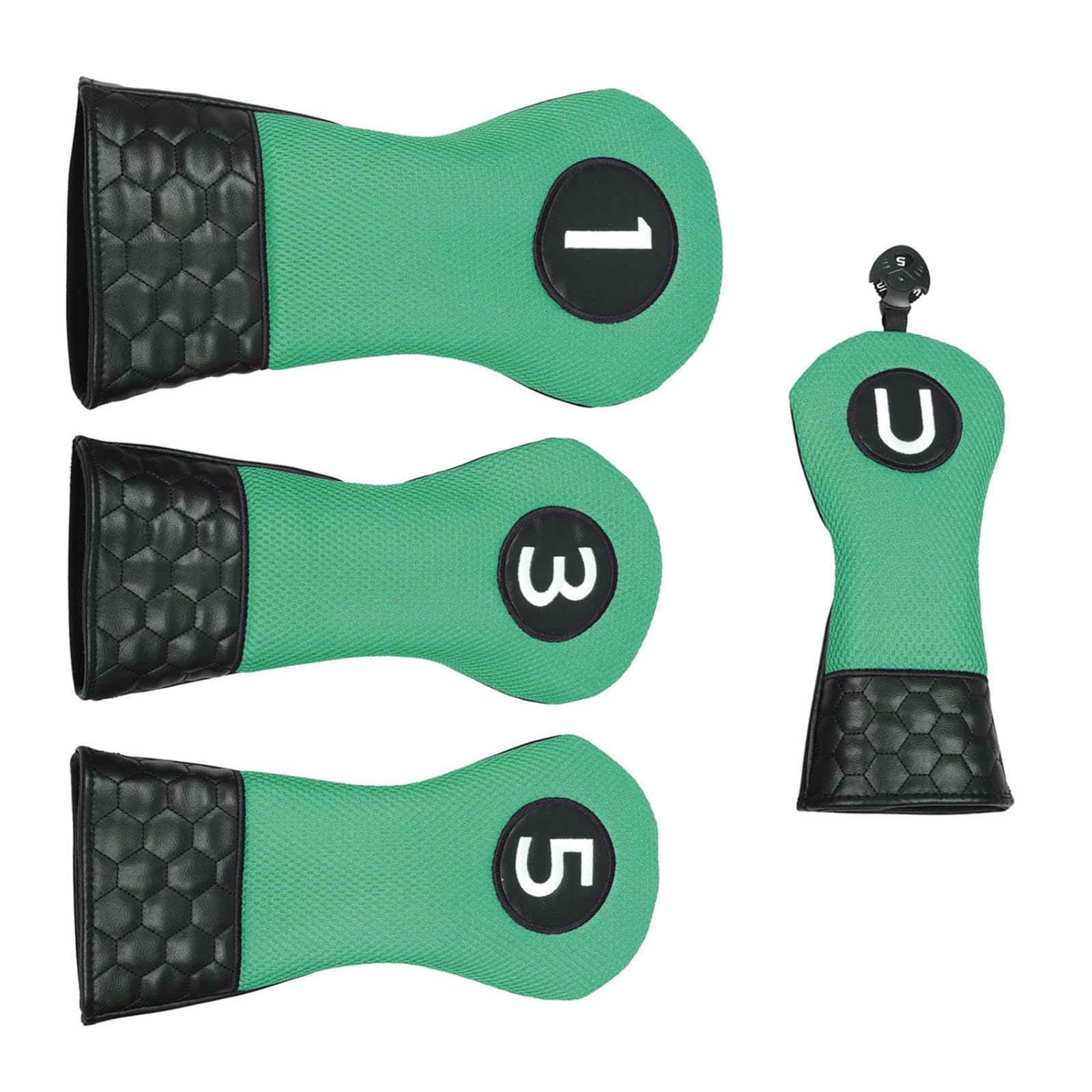 4 fundas protectoras para putter de golf, mazos de golf, fundas para cabeza de palo de golf