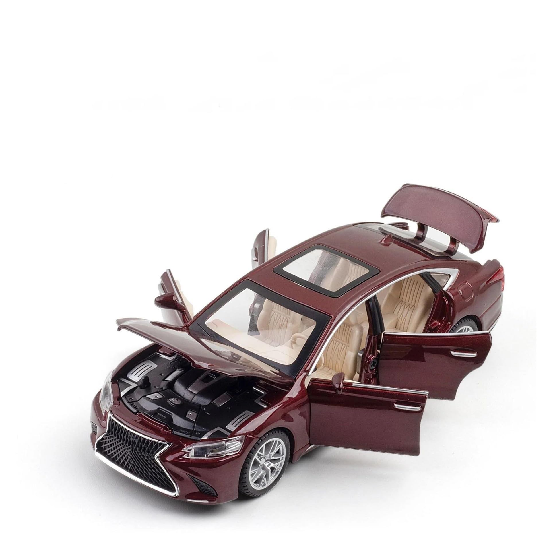 Btwodian Brown Scale Model Car For Lexus Ls500h Diecast Model Car