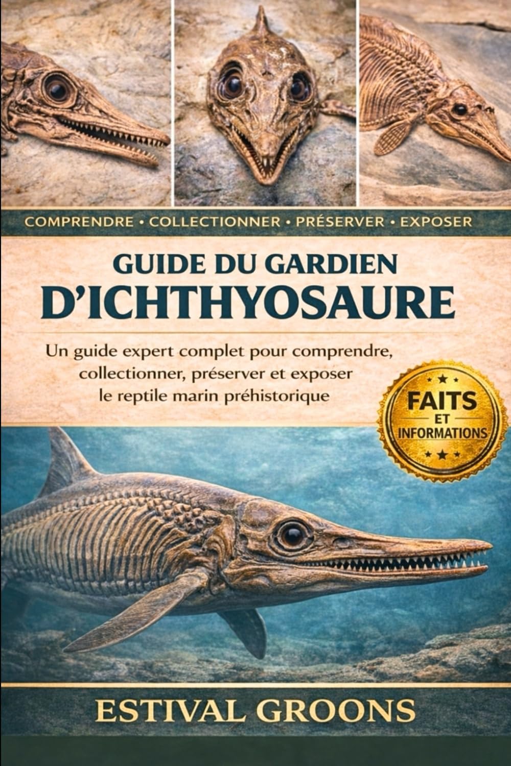 GUIDE DU GARDIEN D’ICHTHYOSAURE: Un guide expert complet pour comprendre, collectionner, préserver et exposer le reptile marin préhistorique