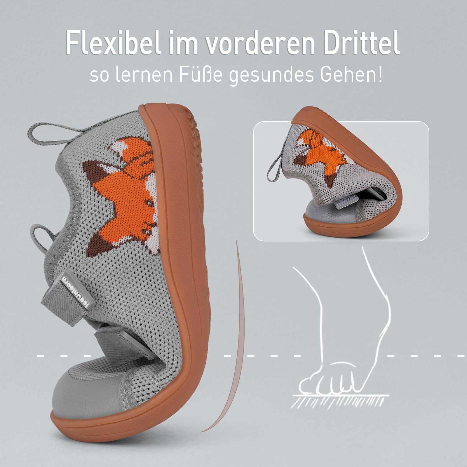 Scarpe a Piedi Nudi in Versione Larga Ragazzi Ragazze Outdoor Trail Running Minimalista Scarpe da Camminare