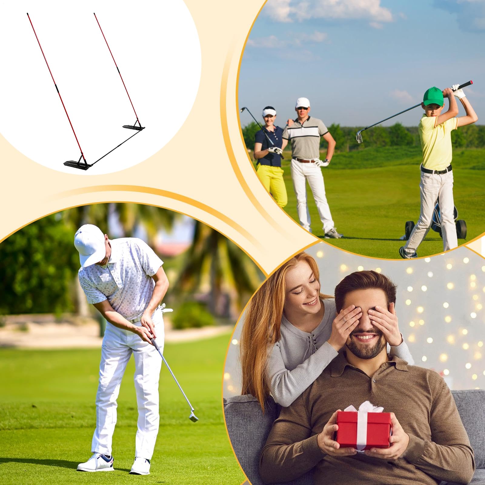 Amazon | ゴルフスイングトレーナー、トレーニングエイド機器、7つの