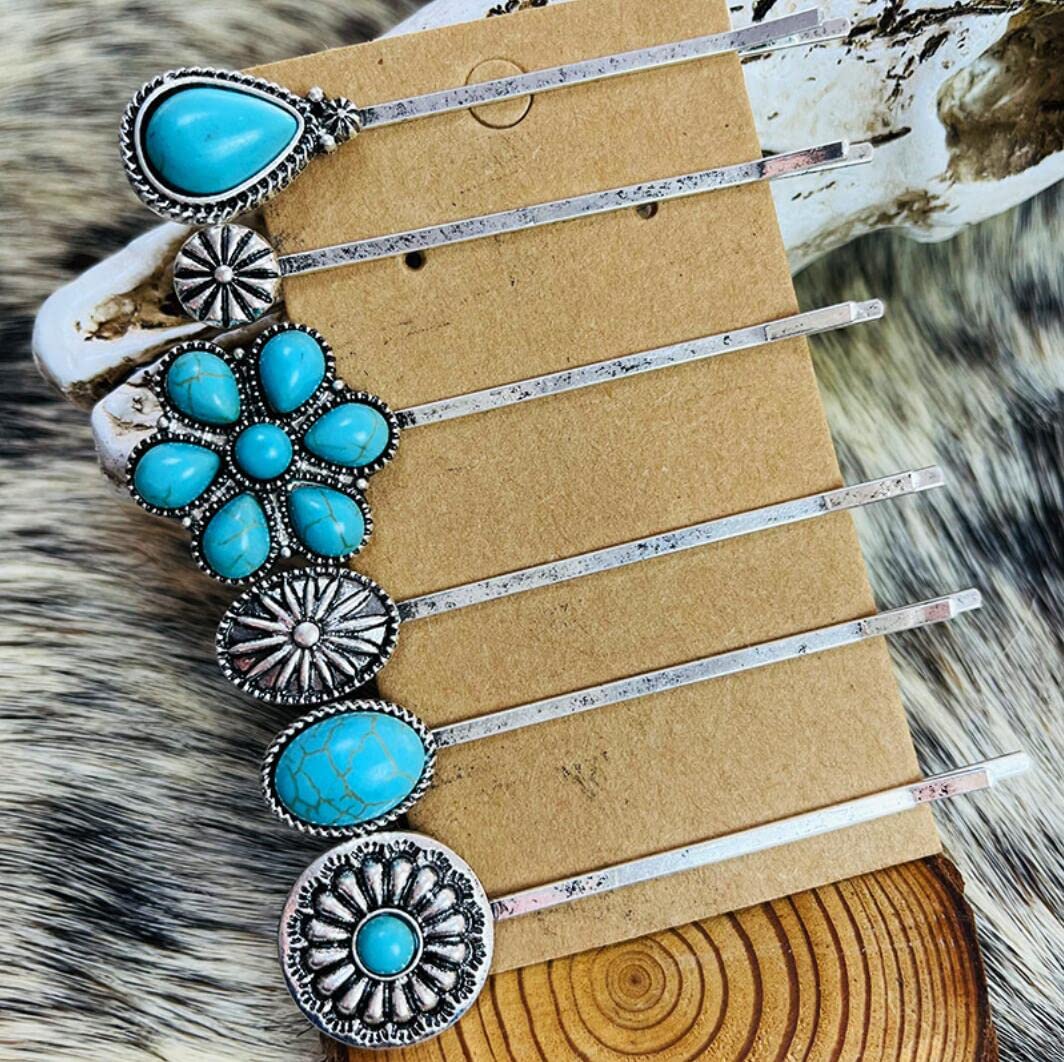 Amazon.com : 6PCS Decorative Bobby Pin for Women Girls 