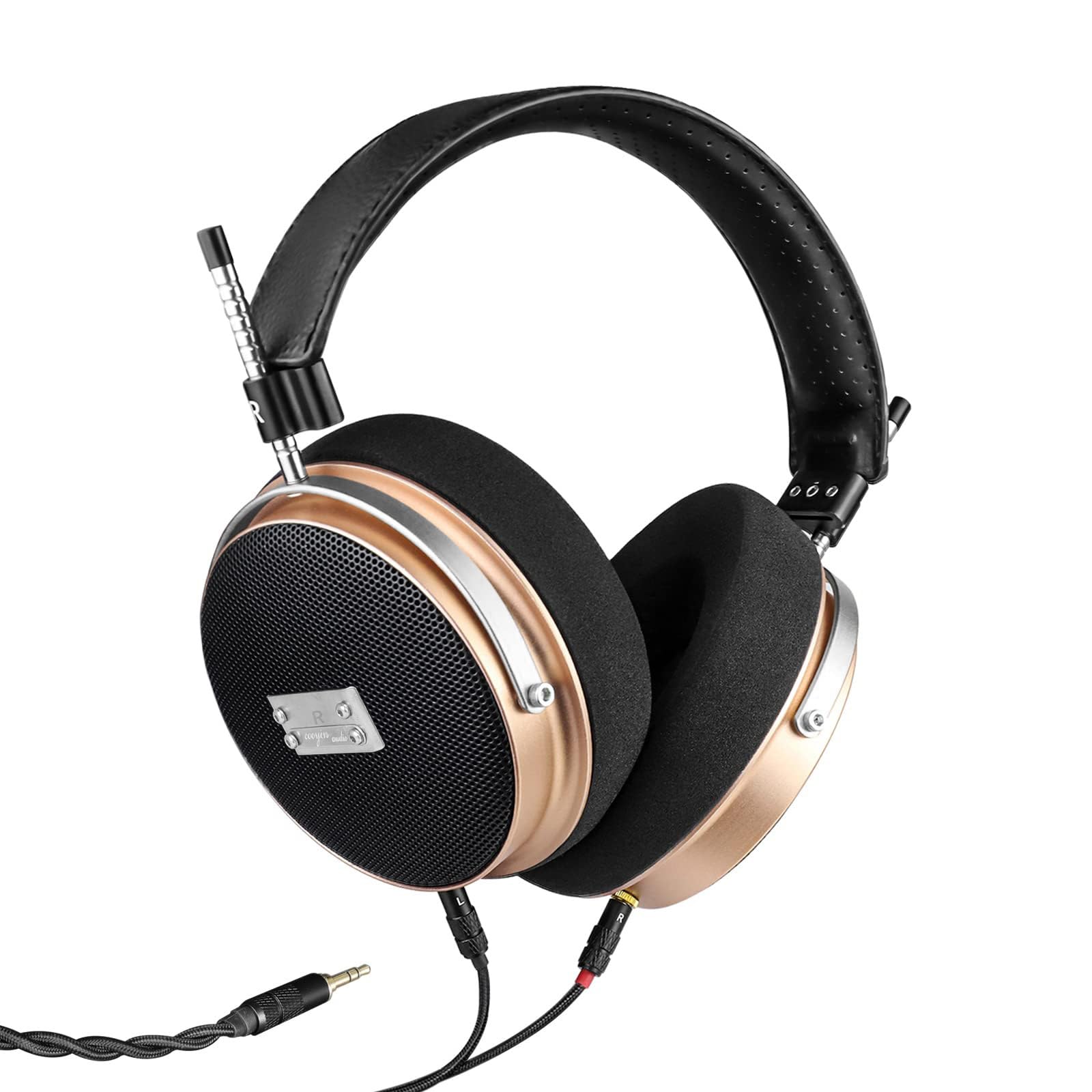 cooyin SR70 HI-FI 有線オープンイヤーヘッドホン BTセット Amazon.co.jp: cooyin SR70 ヘッドホン オープン型 有線 開放型 70mmHD