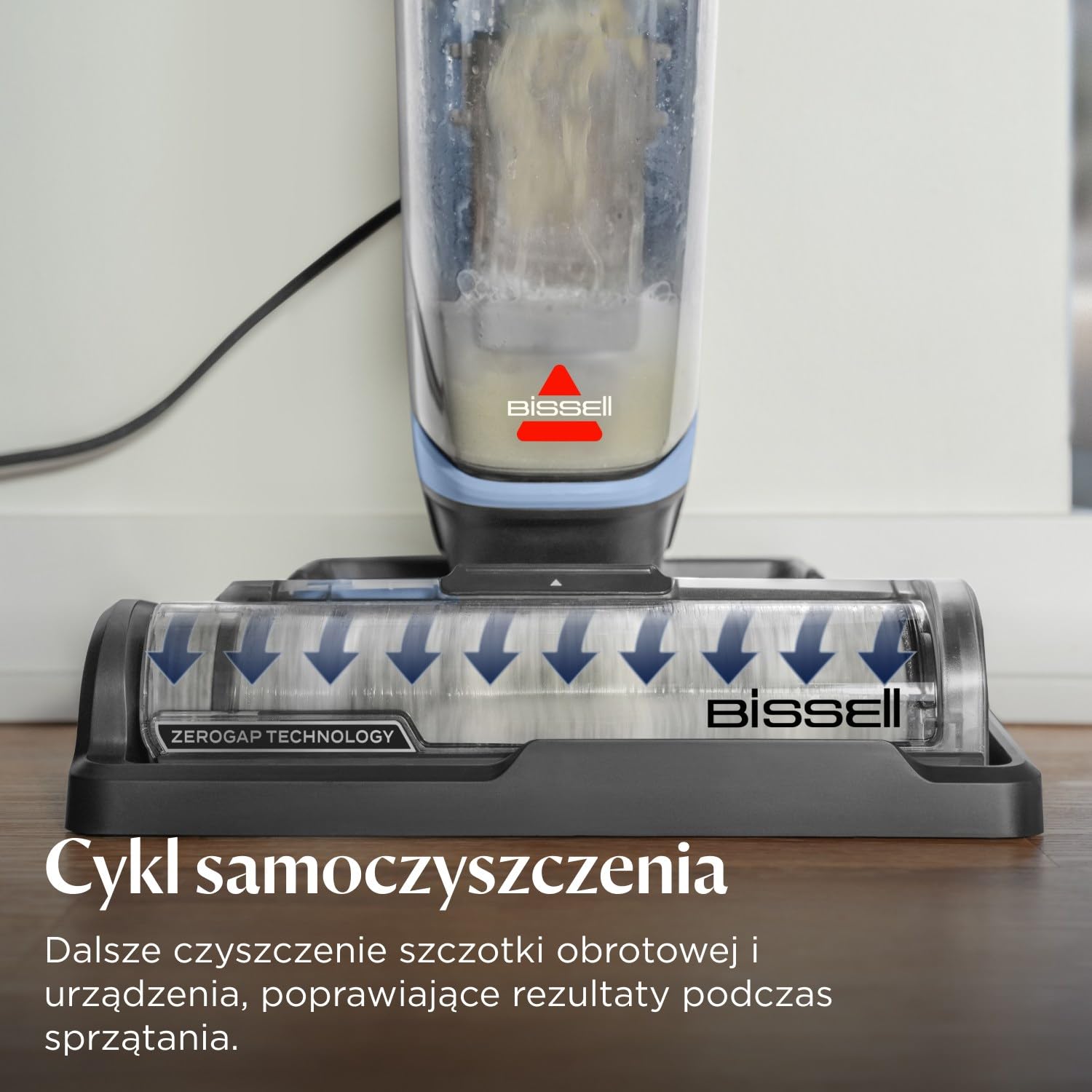 BISSELL CrossWave Edge Zestaw akcesoriów, wałek do wielu powierzchni ZeroGap i filtr, oryginalne części do odkurzacz piorący, utrzymują wysoką wydajność na podłogach twardych i dywanach, 4202M