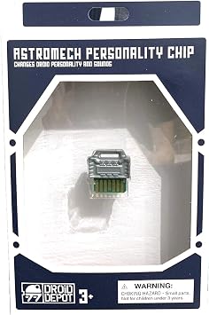 Galaxys Edge Star Wars Astromech Personality Chip Smuggler, Silver