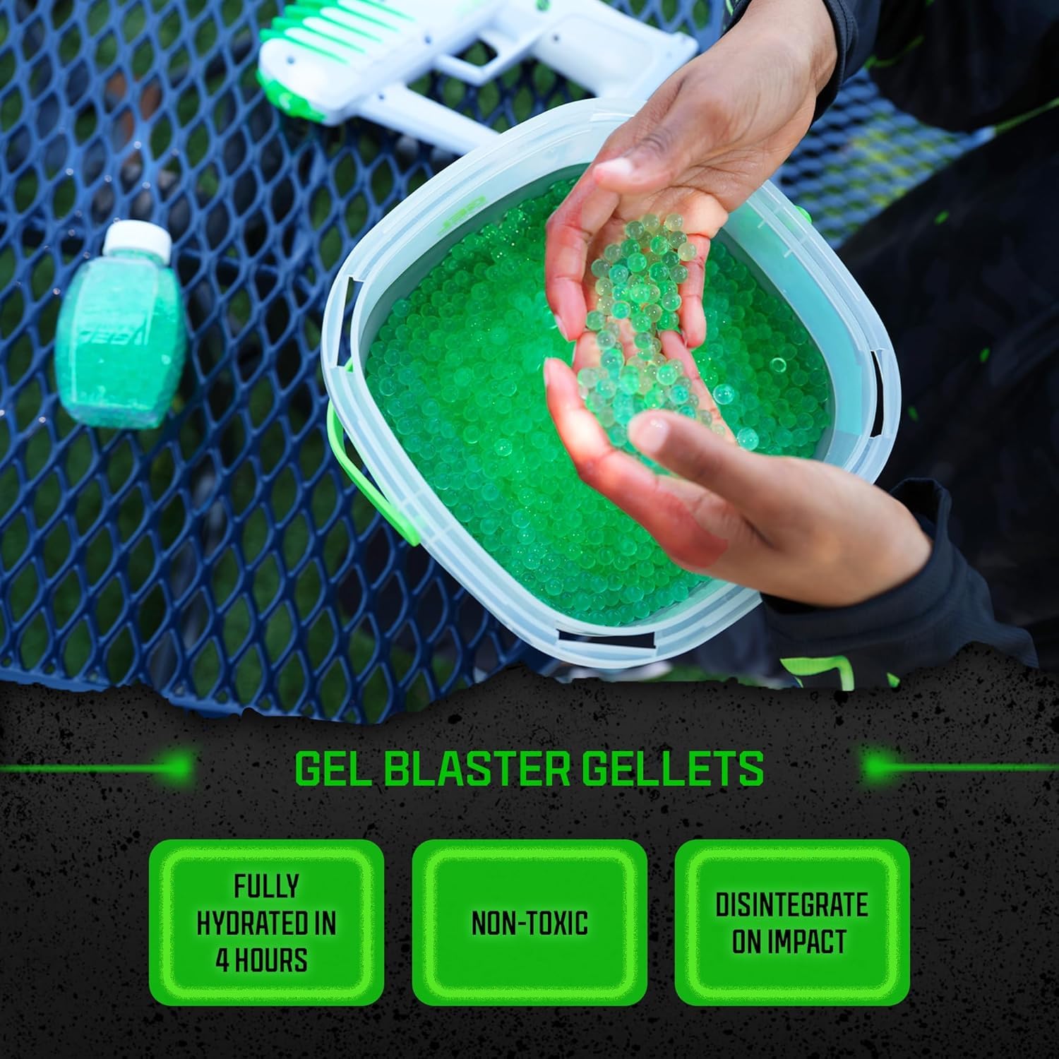 Gel Blaster Glow-in-The-Dark Starfire Activator Accessory with 5,000 Starfire Gellets Included - Image 3