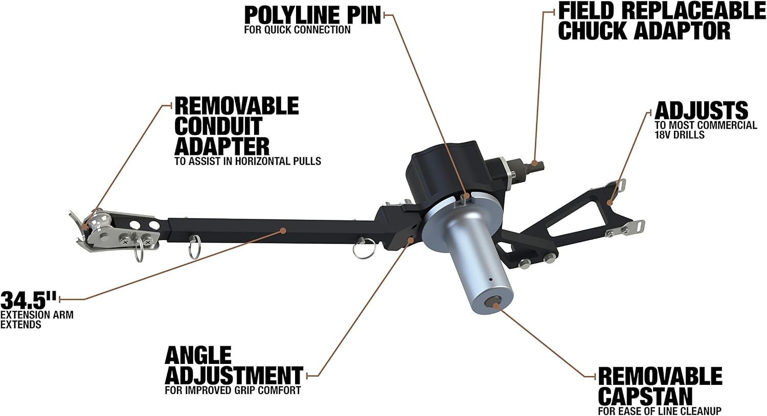 Southwire 65-09-09-01 Maxis XD1 Extreme Circuit Duty Circuit Puller, Black