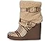 Jessica Simpson Meztyn Shearling Wedge Bootie - Left View