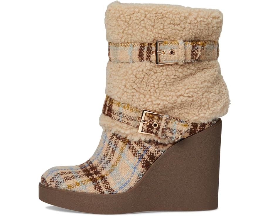 Jessica Simpson Meztyn Shearling Wedge Bootie - Left View